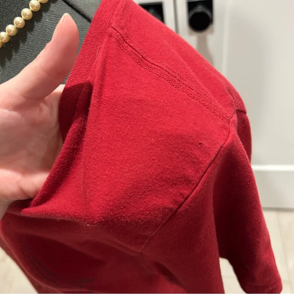 Harley-Davidson Women's Red V-Neck Tee size 2XL - Picture 5 of 8